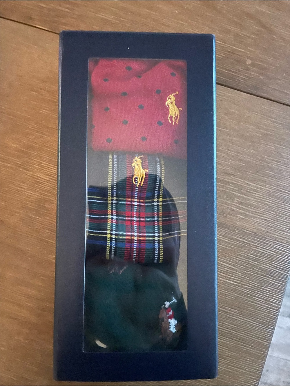Polo by Ralph Lauren three pairs dress socks in gift box NWT